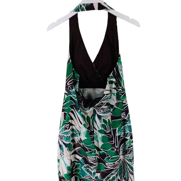 Jones New York Ladies printed Cotton Halter Dress - Sz 8 - Picture 6 of 13